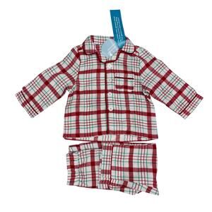 NWT Little English Size 18M Holiday Plaid Classic Pajama Set